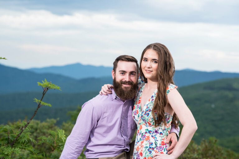 Amber and Chris’s Mountain Engagement Session