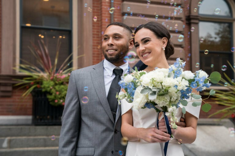 Anthony and Sarah- An intimate New Bedford City Hall Elopement