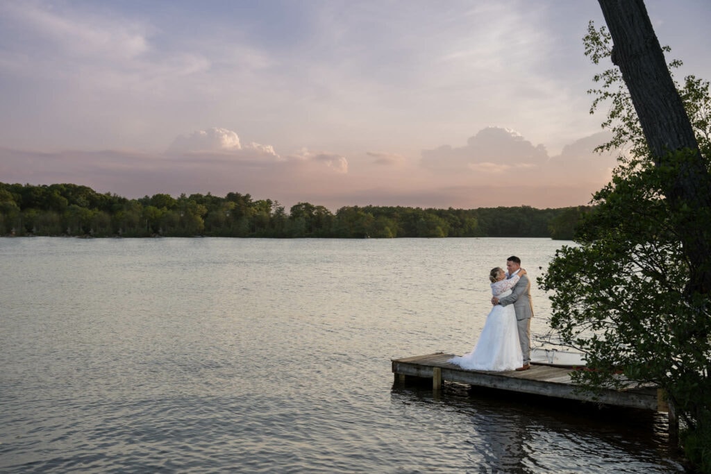 Romantic Summer Wedding at Lake Pearl