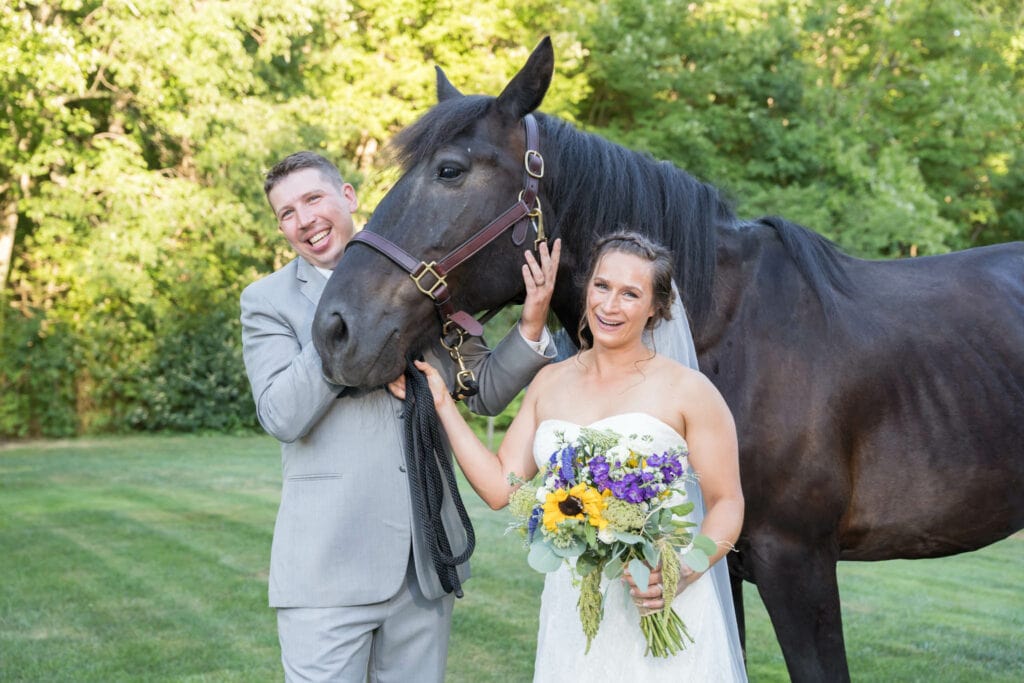 Rustic, Horse Farm Wedding 