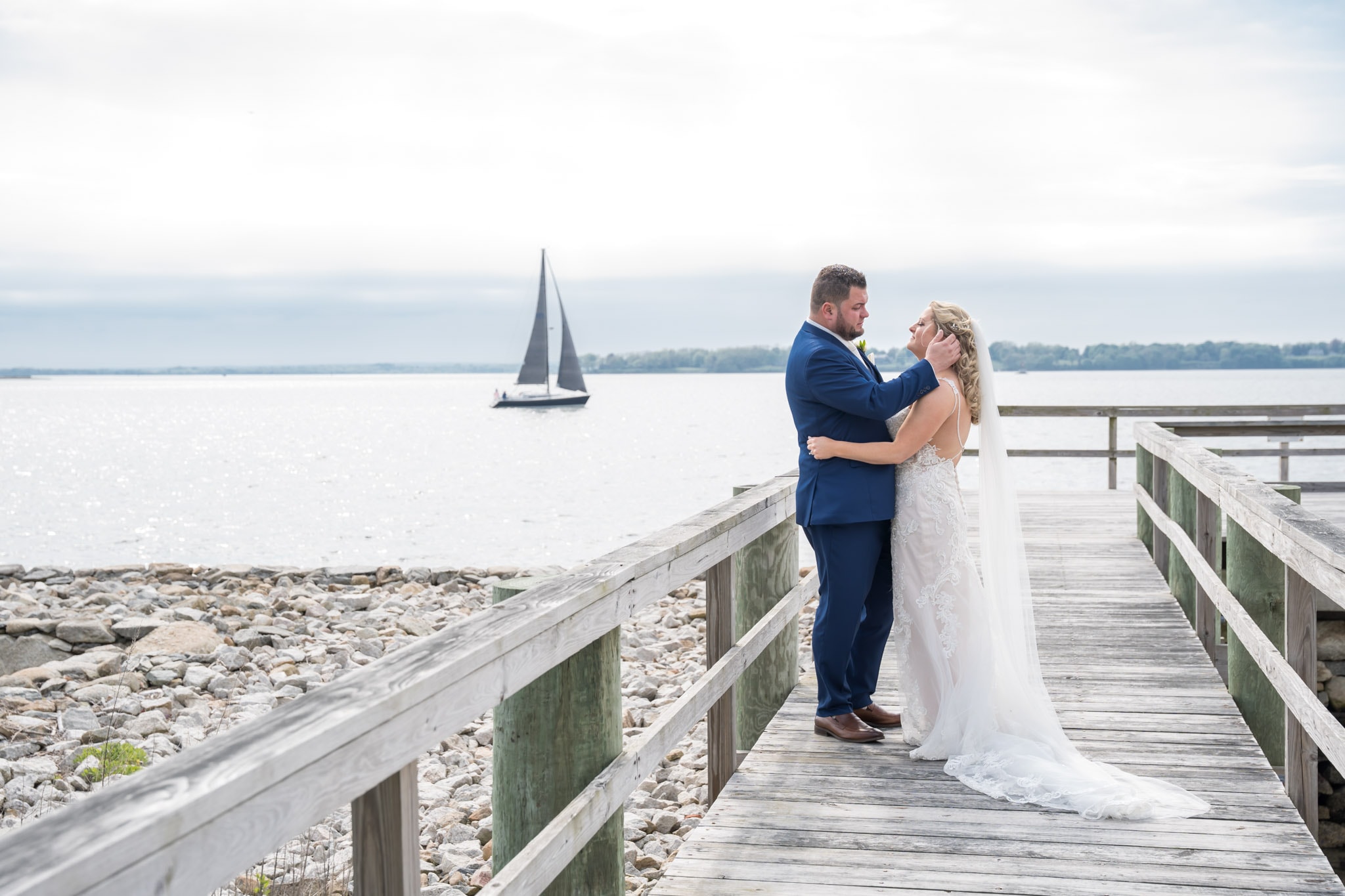 Coastal wedding in Rhode Island